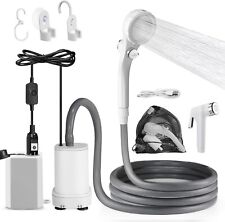 AUTOPkio Douche de Camping Portable avec Batterie 12V 24V - 4500mAh Rechargeable