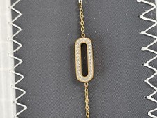 Bracet INSPIRATION Messika couleur or acier inoxydable et strass/7158V0