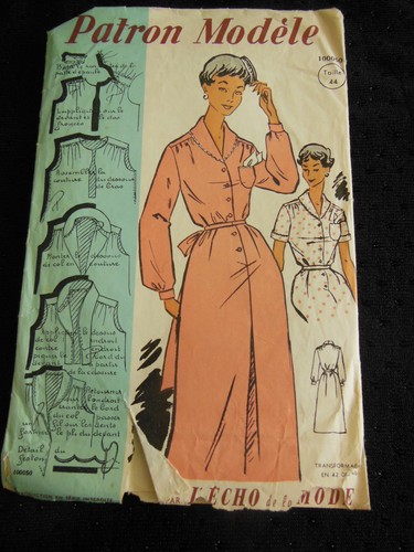 Patron ancien chemise - , nuit