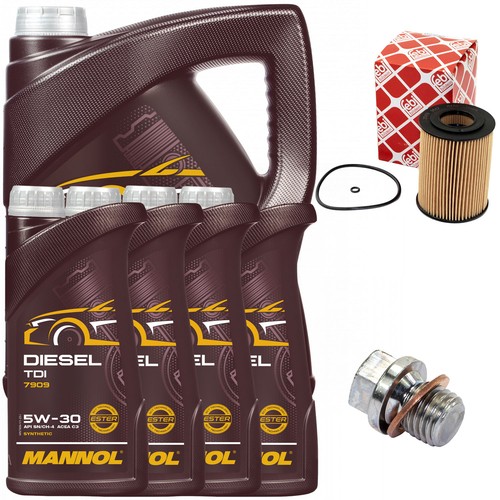 Set filtre huile mannol - de, d'huile