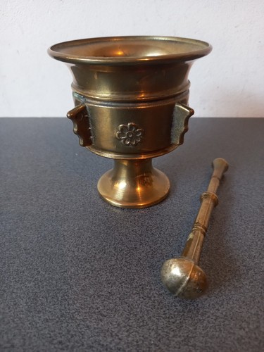 Ancien mortier pilon - mortier, +