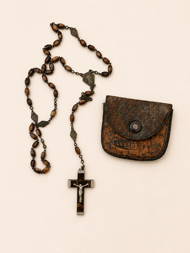 Ancien chapelet lourdes - ancien,