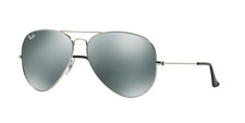 Ray ban Lunettes de Soleil Aviateur Métal RB3025 003/40 Argent W/Argent Miroir