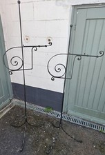 Lampadaires paire de liseuse fer forgé lampe