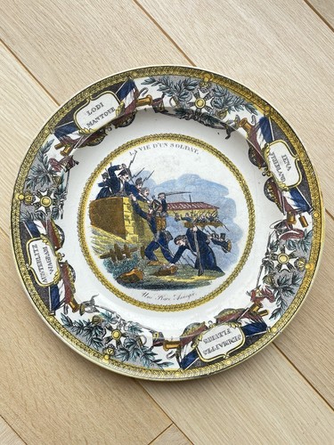 Ancienne assiette parlante - assiette,