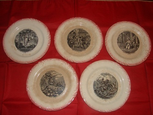 Assiettes dessert - assiettes, a