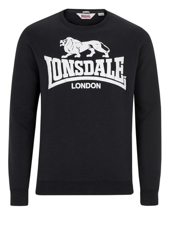 Lonsdale sweat capuche - sweat, noir