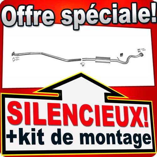 Silencieux intermédiaire pour - intermédiaire,