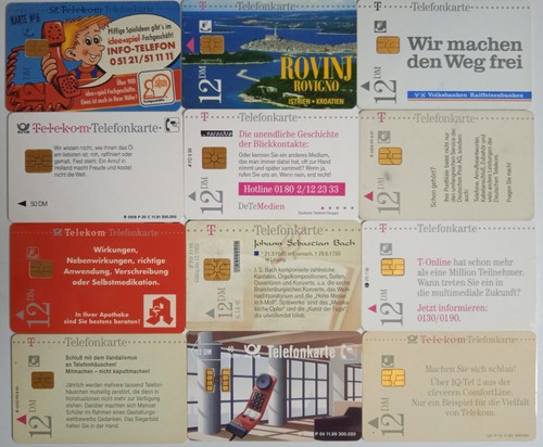 Lot télécartes - 12,