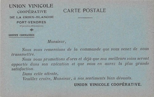 Cpa port vendres union - 66,