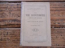 RELIGIEUX - LA VIE D'INTIMITE