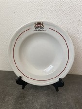 Ancienne Assiette Creuse Lycée De Jeunes Filles  Aluminite Frugier Limoges Deco