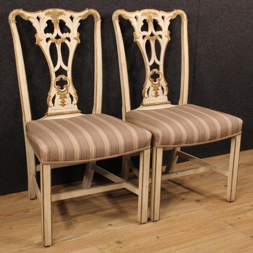 Paire chaises laqués - paire, de
