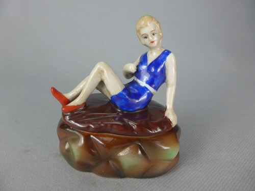 Baigneuse porcelaine assise - baigneuse,