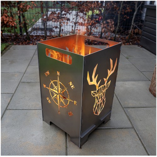 Corbeille feu tonneau à - corbeille,