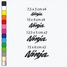 NINJA - 12 Stickers Vinyles Adhésifs Autocollants