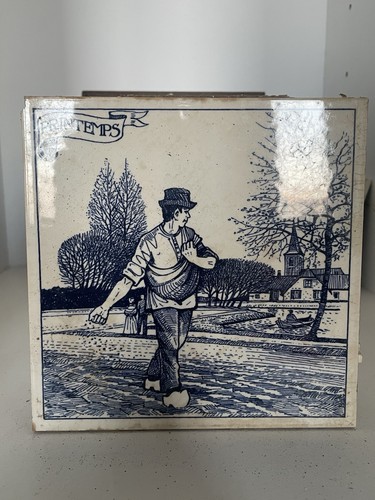Carreau faïence delft - faïence,