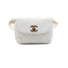 Chanel sac ceinture cuir - à,