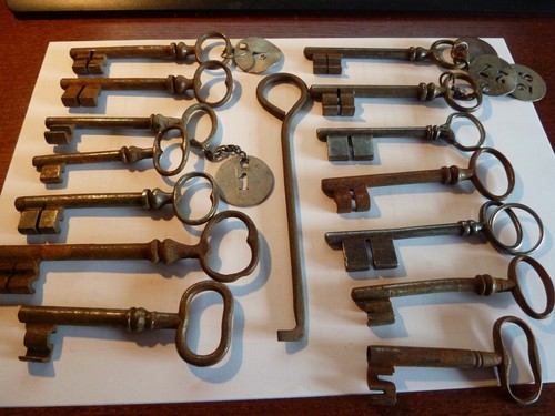 Lot clefs diverses xix - diverses, xix°