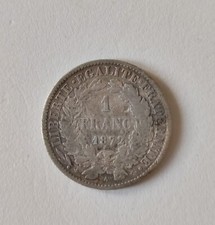 Monnaie 1 Franc Cérès 1872 A (petit A)