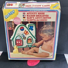 VINTAGE SOFTUF MATTEL LA MAISON ENCHANTÉE ACTIVITY HOUSE EPOQUE FISHER PRICE