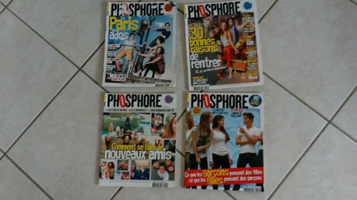 Lot magazines ados phosphore - magazines,