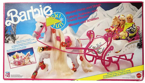 Barbie calèche traineau - barbie,