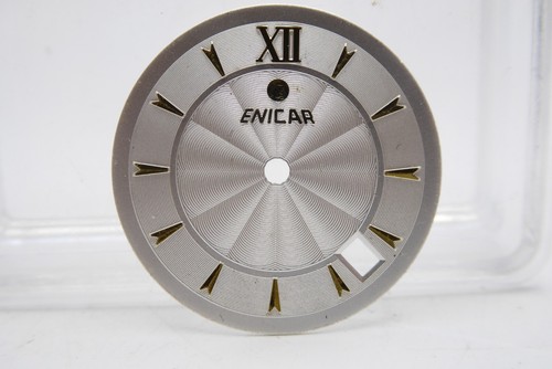 Cadran vintage argent - , enicar