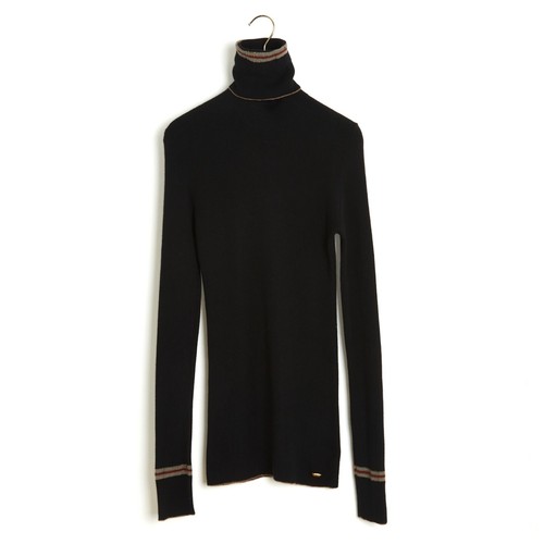 Chanel 2009 pull noir fr38 - or,