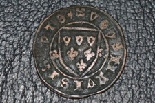 Jeton medieval a l'ecu