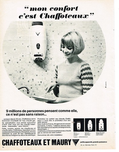 Publicite 1966 chaffoteaux - publicite,