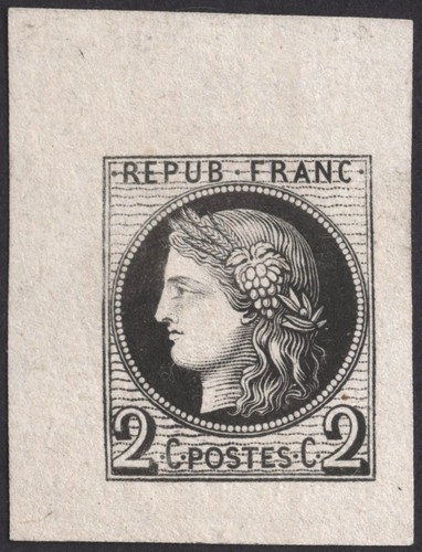 France épreuve en noir - france,