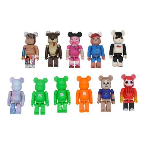 Lot bearbrick 100 - bearbrick, –