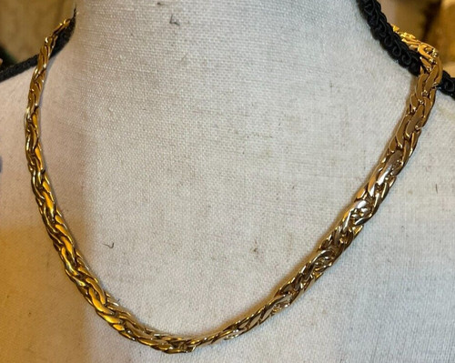 Collier chute maille haricot - collier,