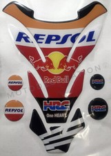 HONDA REPSOL HRC PROTECTION RESERVOIR RED B SCHÜTZ für TANK PAD PROTECTOR 3D