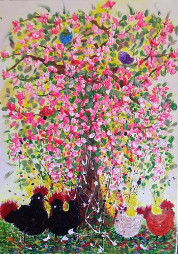 Tableau art contemporain - tableau,