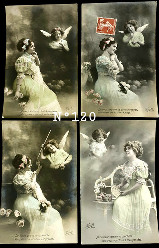 821 120 lot 4 cartes - lot,