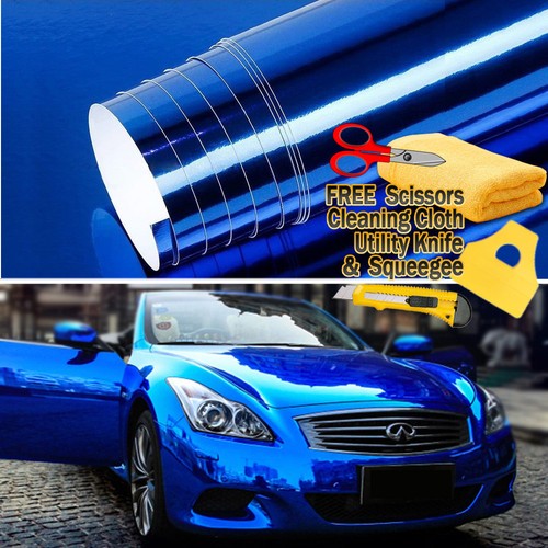 Blue chrome mirror - x, 60"