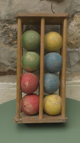 Jeu boules ancien - ancien, en