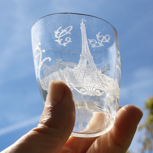 Ancien verre curiste - ancien, /
