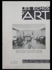LES ECHOS D'ART n°71 1931 JALLOT DUFRENE MAUBOUSSIN ARTEMOFF JAULMES THIL