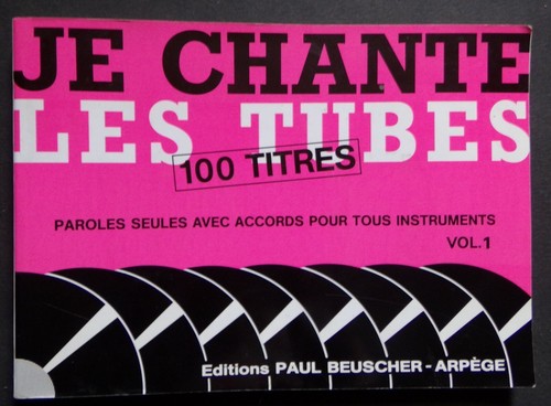 Album partition je - album, chante