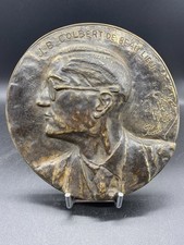 Grand médaillon bronze/Colbert de Beaulieu/1943/CNRS