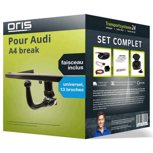 Attelage pour audi break - a4,