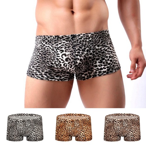Hommes sexy slips léopard - hommes,