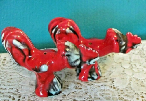 Vintage rooster salt - rooster,