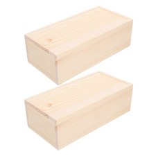  2 Pcs Boite A Rangement Bois