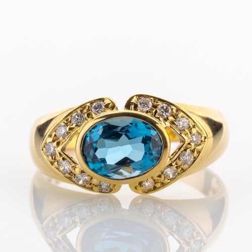 Vintage 750 gold ring - , with