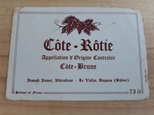 étiquette vin ancienne côte - étiquette,