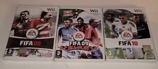 Nintendo Wii - Fifa 08 Sous Blister + Fifa 09 All-Play + Fifa 10 - Bon État 